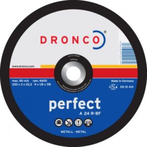 9" Inox Cutting Disc Depressed Centre