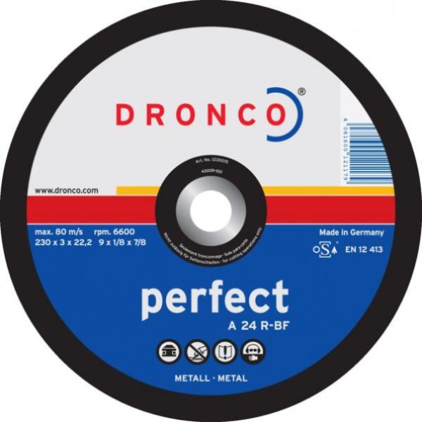 9" Inox Cutting Disc Depressed Centre